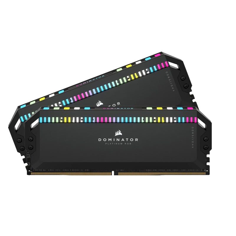 Corsair DOMINATOR PLATINUM RGB 64GB (2 x 32GB) DDR5 DRAM 5200MHz C40 Memory Kit Corsair DOMINATOR PLATINUM RGB 64GB (2 x 32GB) DDR5 DRAM 5200MHz C40 Memory Kit